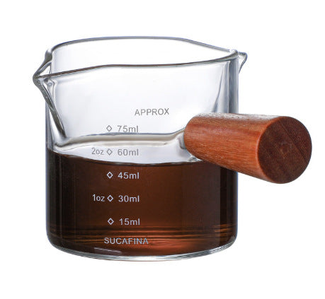 100ml Glass Measuring Cup with Scale - Milk & Kitchen Use