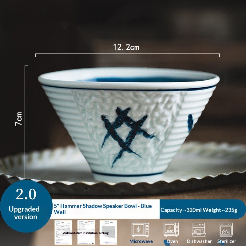 Ceramic Rice Bowl Set - Elegant Dinnerware for Home Use with Variety of Colors