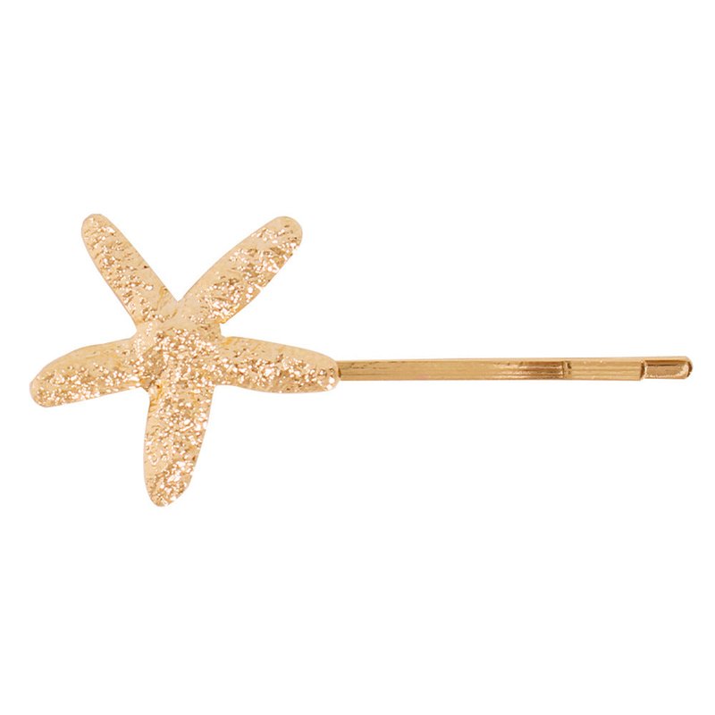 Elegant Gold Hairpin with Imitation Pearls and Geometric Design