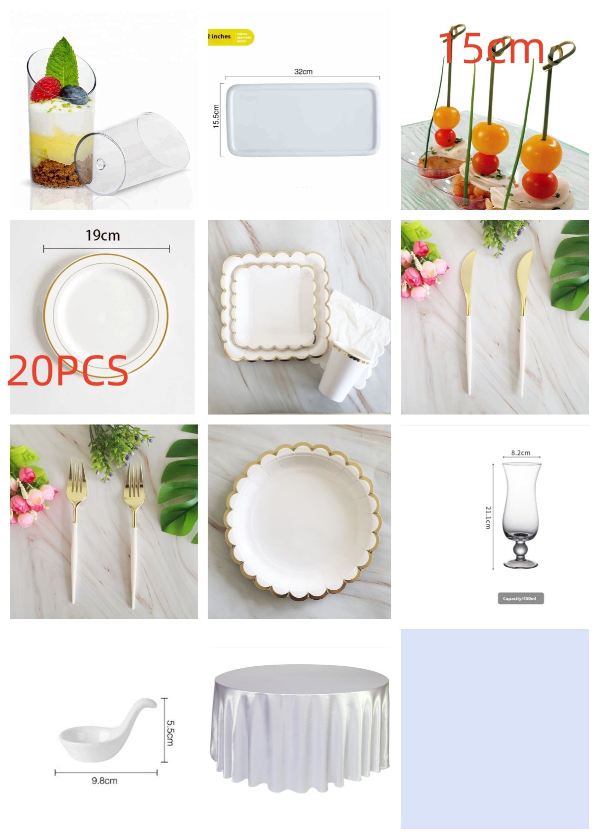 Rectangular Ceramic Bread Plate Cake Tray - 10 to 16 Inch Sizes