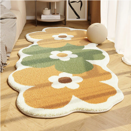 Flower Shaped Cashmere Bedside Blanket - Soft, Skin-Friendly Home Decor