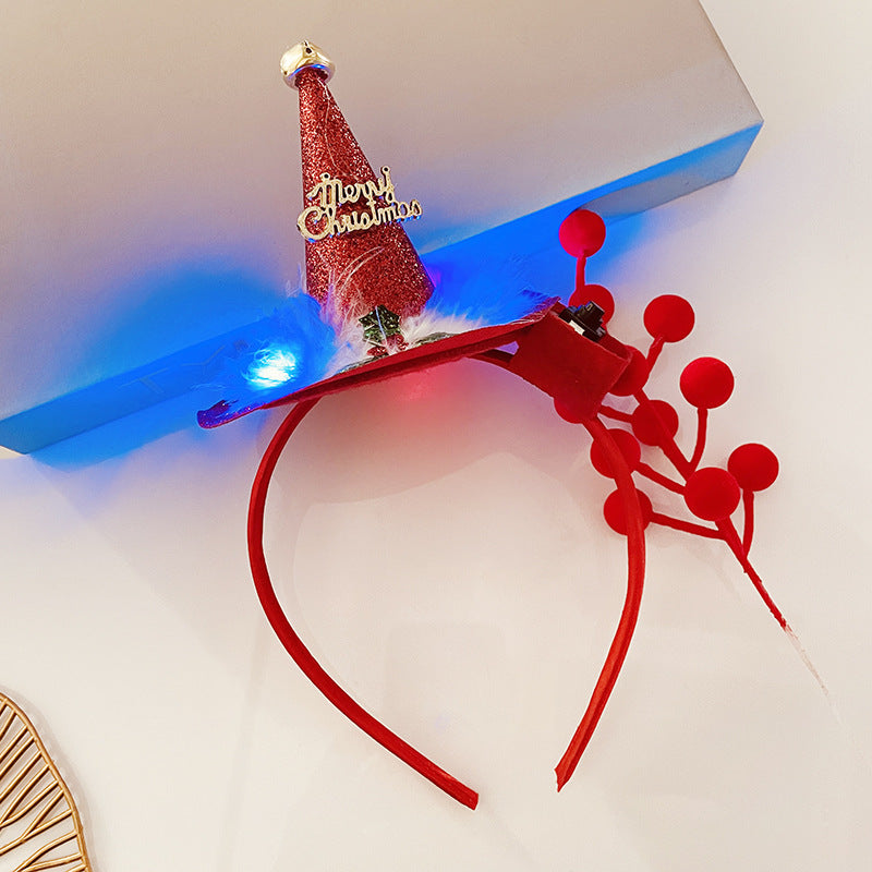Christmas Light Headband for Women – Snowflake & Holiday Styles