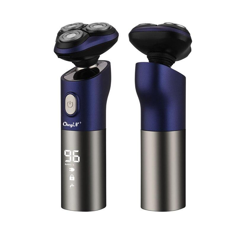 Rechargeable Electric Razor for Whole Body Grooming with LCD Display