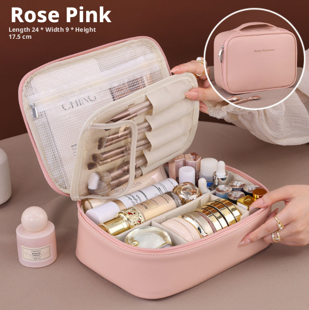 Makeup Set with Rose Powder Cosmetic Bag – Multiple Variants