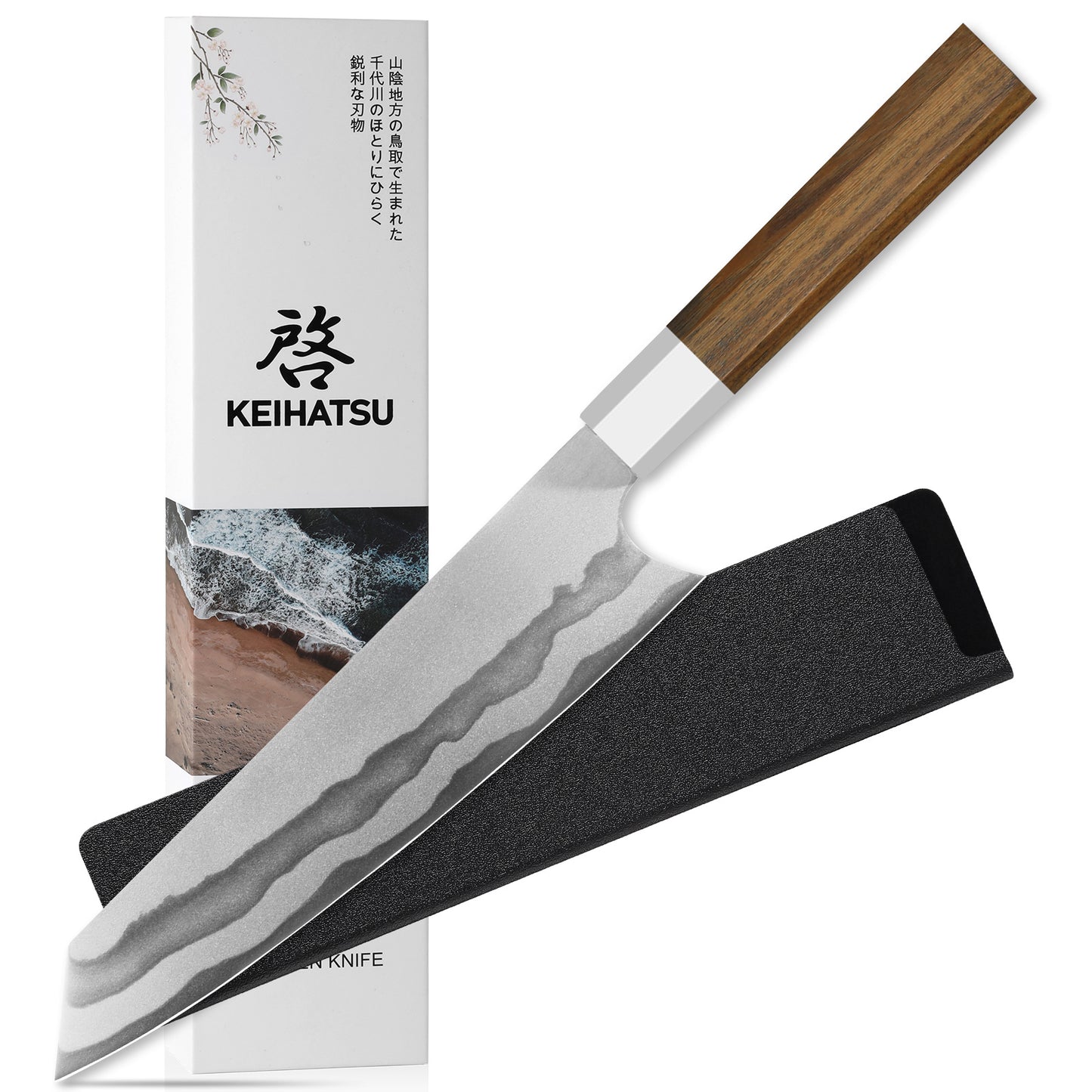 8-Inch Japanese Gyuto Chef Knife - Professional Kiritsuke Design