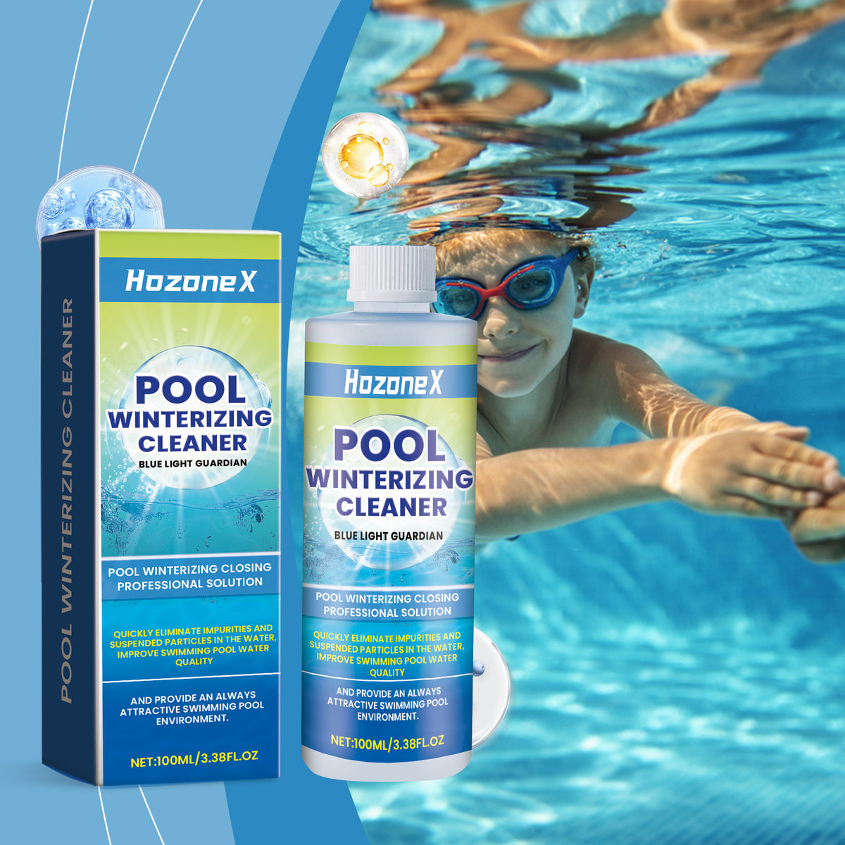 Pool Water Purifier - 150ml Water Clarifier for Pool Maintenance