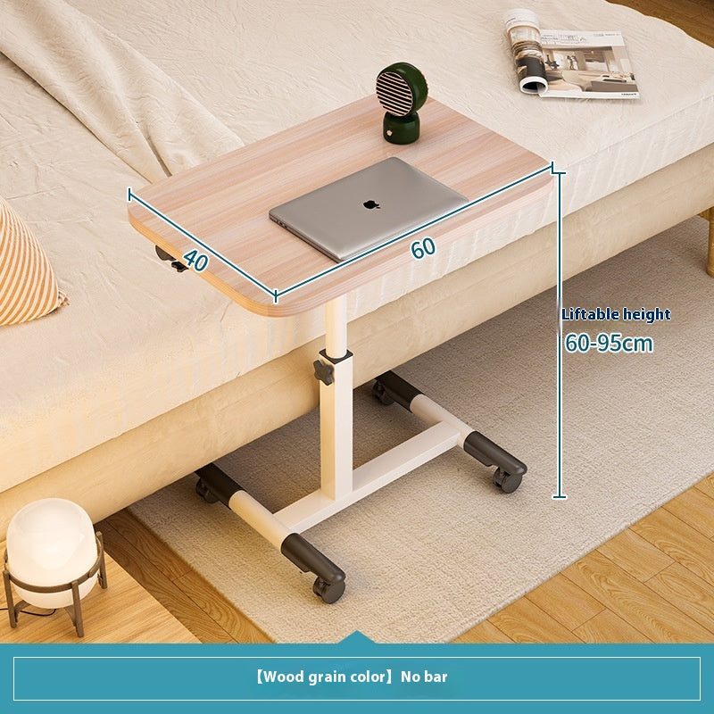 Adjustable Laptop Bedside Table - Portable, Rotating, Modern Design