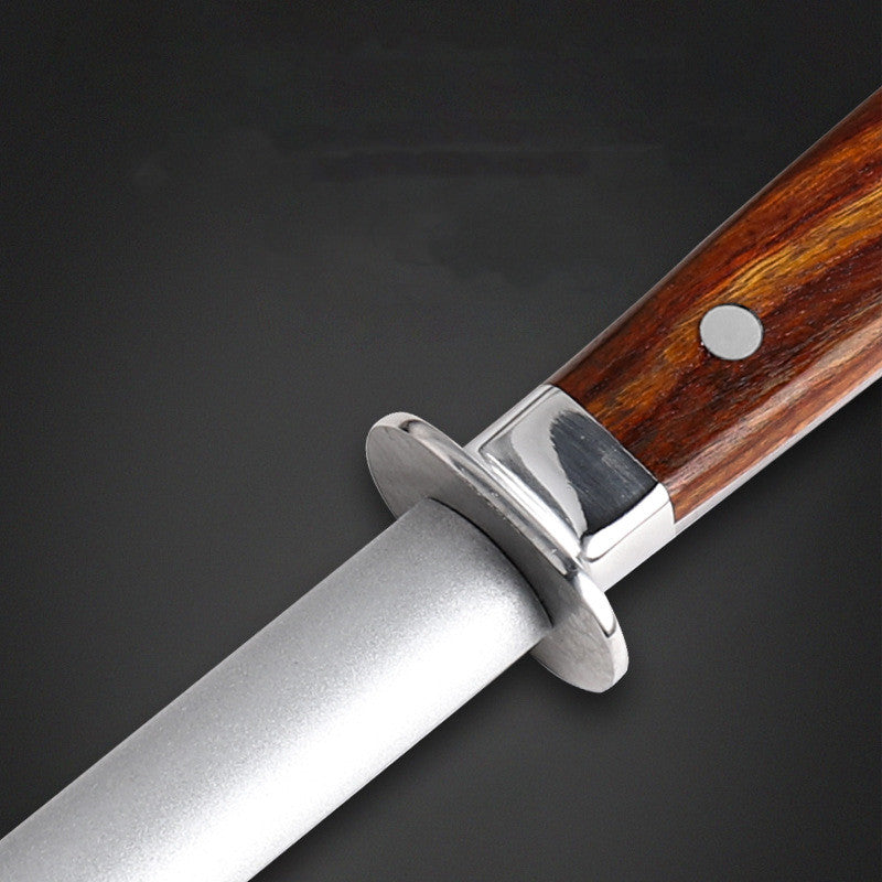Stainless Steel Knife Sharpening Rod 350mm Professional Kitchen Tool