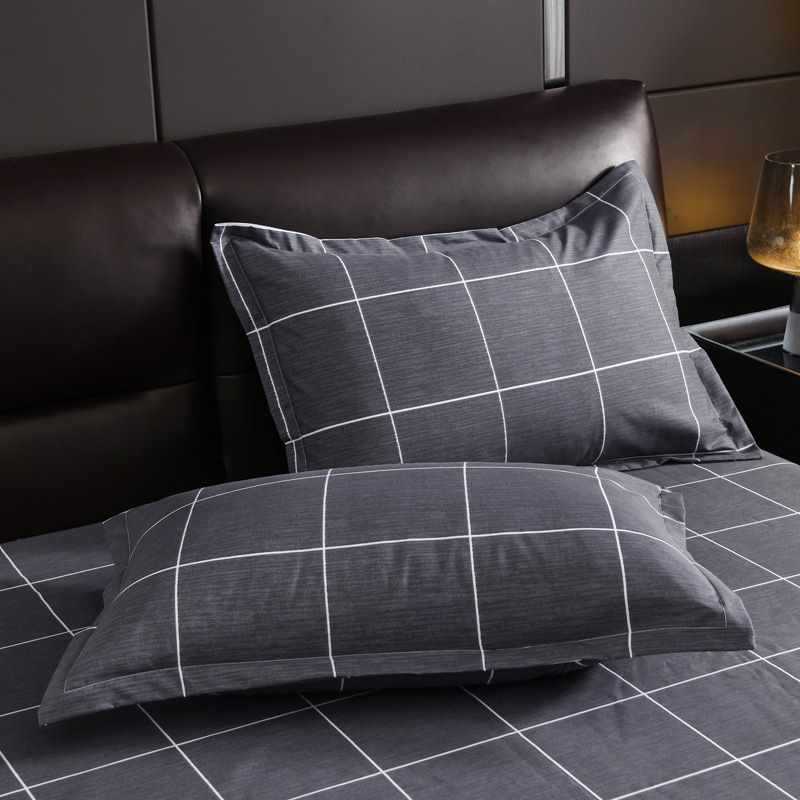 Washed Cotton Double Bed Quilt Cover Set - Multiple Sizes & Styles