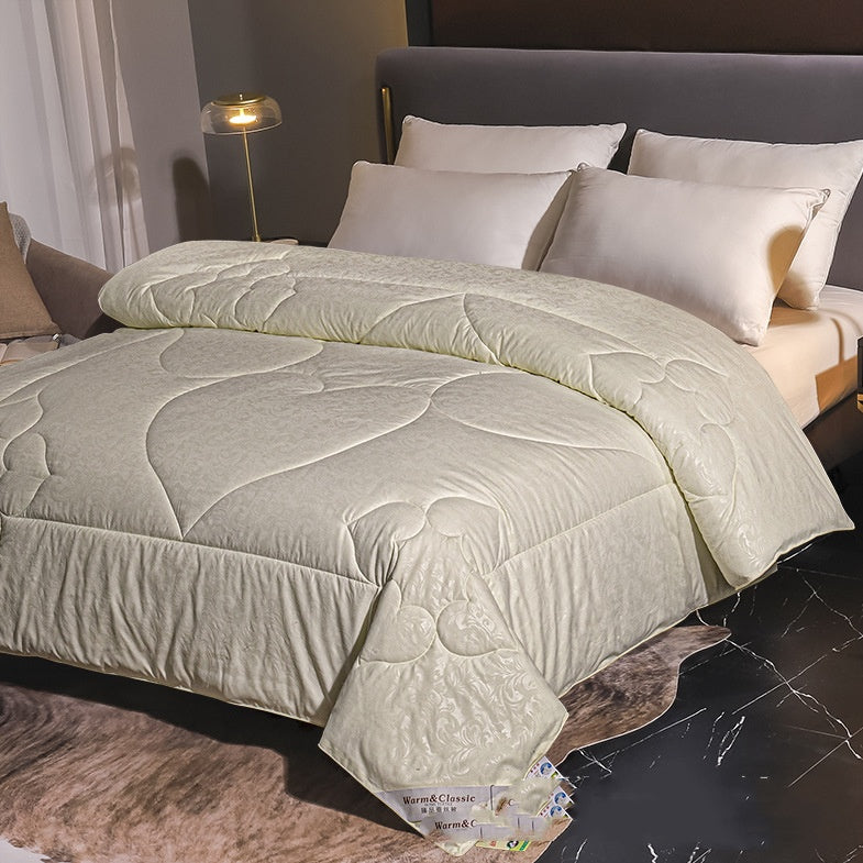 Solid Color Silk Bed Cover - Airable Quilt & Bedding Protector