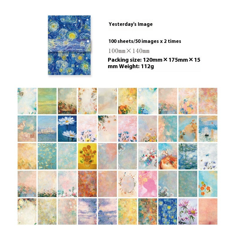 Retro Artistic Notebook - DIY Note Journal with Colorful Cover Options