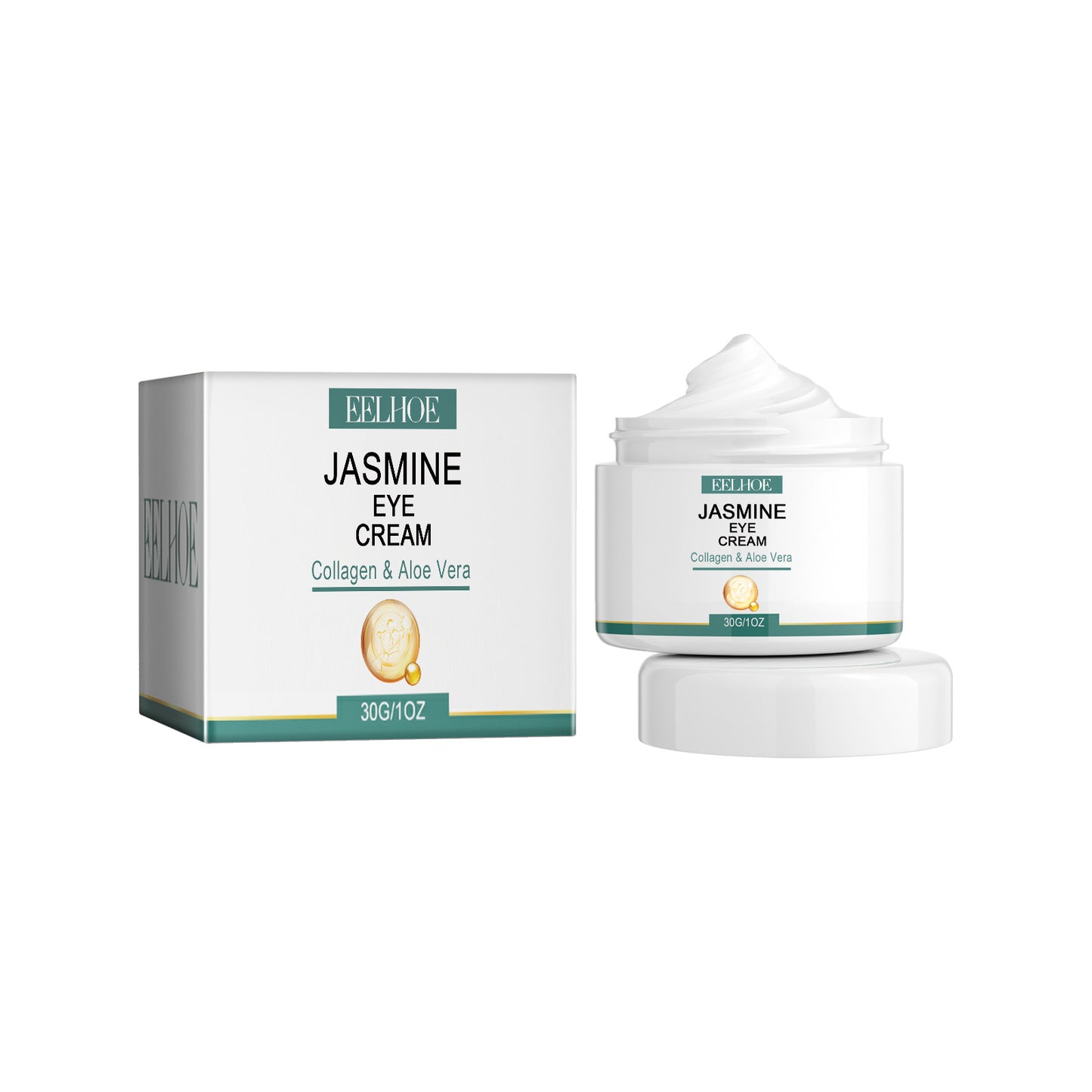 Anti-Wrinkle Eye Cream with Collagen & Hyaluronic Acid for Dark Circles