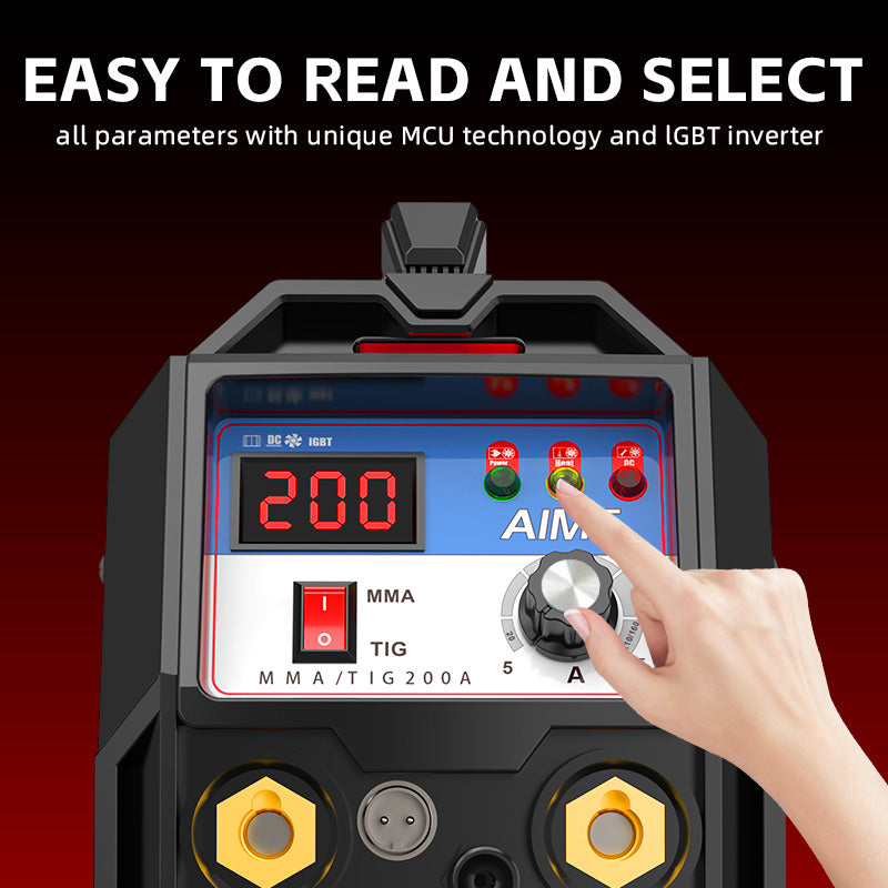 Dual-Function TIG MMA Welding Machine 5A Start for Thin Materials - Beginner Friendly