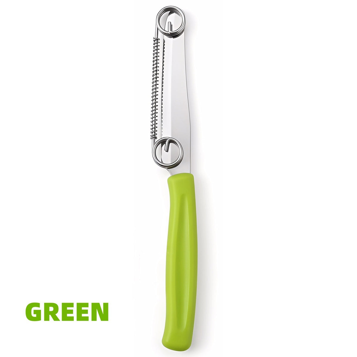 Portable Multi-Functional Kitchen Peeler 2-in-1 Stainless Steel & Plastic