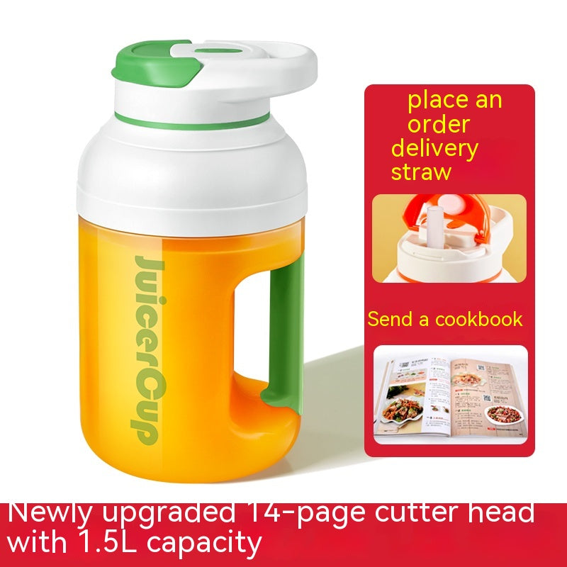 Portable Juicer Electric Fruit Extractor with Multi-Function Juice Cup