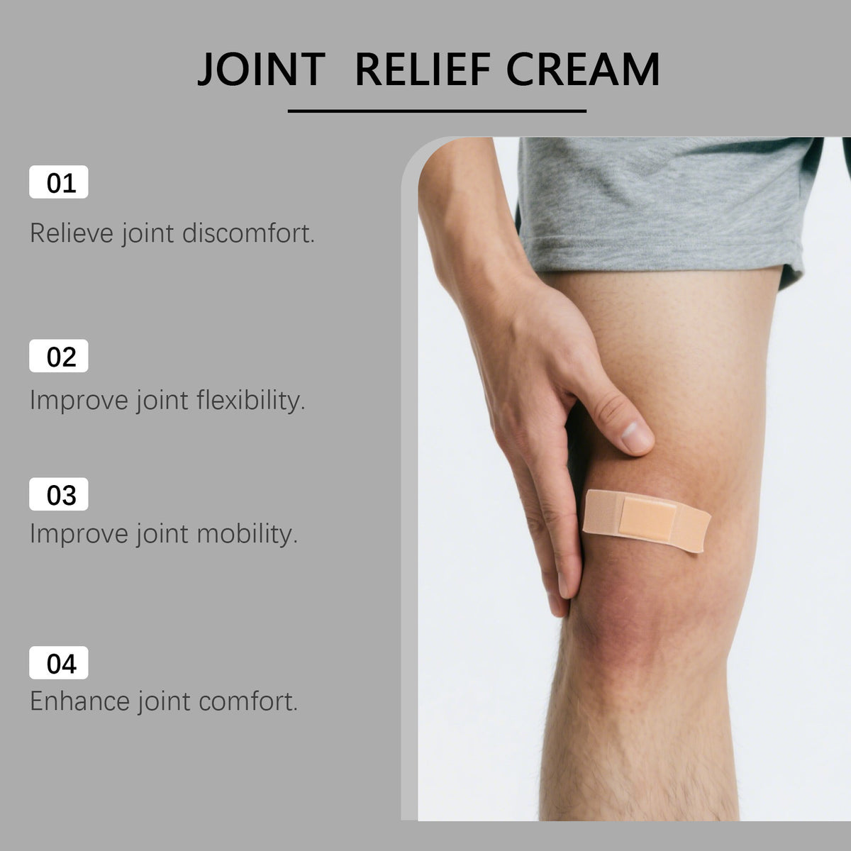 Joint Relief Cream - Pain & Inflammation Support, 60G Natural Formula