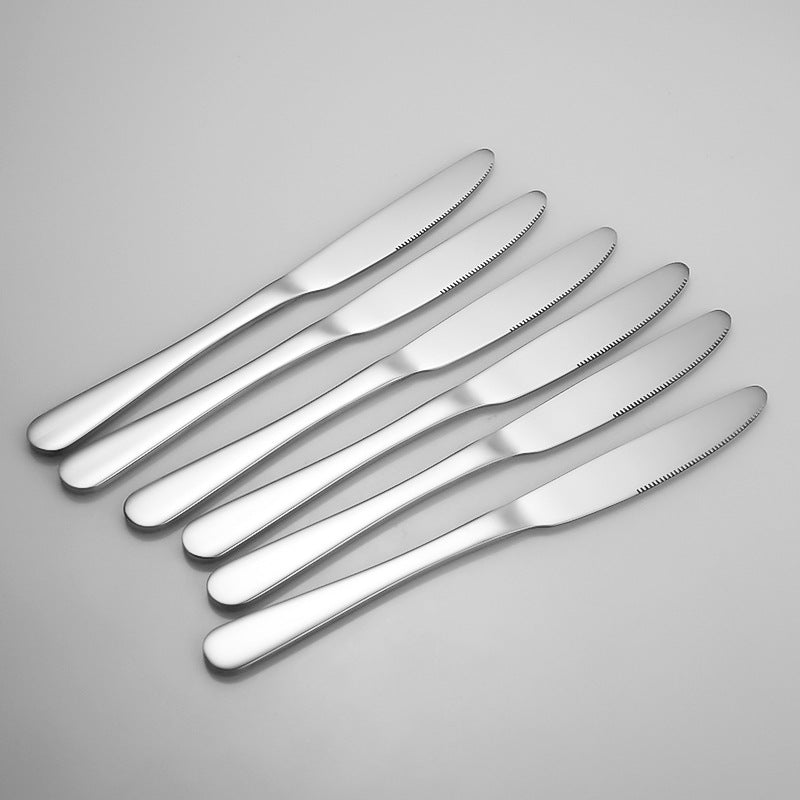 Stainless Steel Flatware Set 24-Piece Dinnerware Cutlery Set