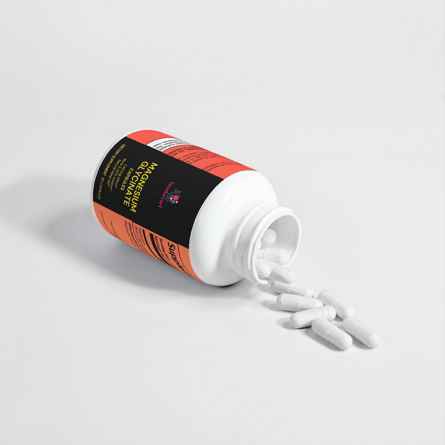 Magnesium Glycinate Supplement - 90 Capsules for Relaxation & Sleep