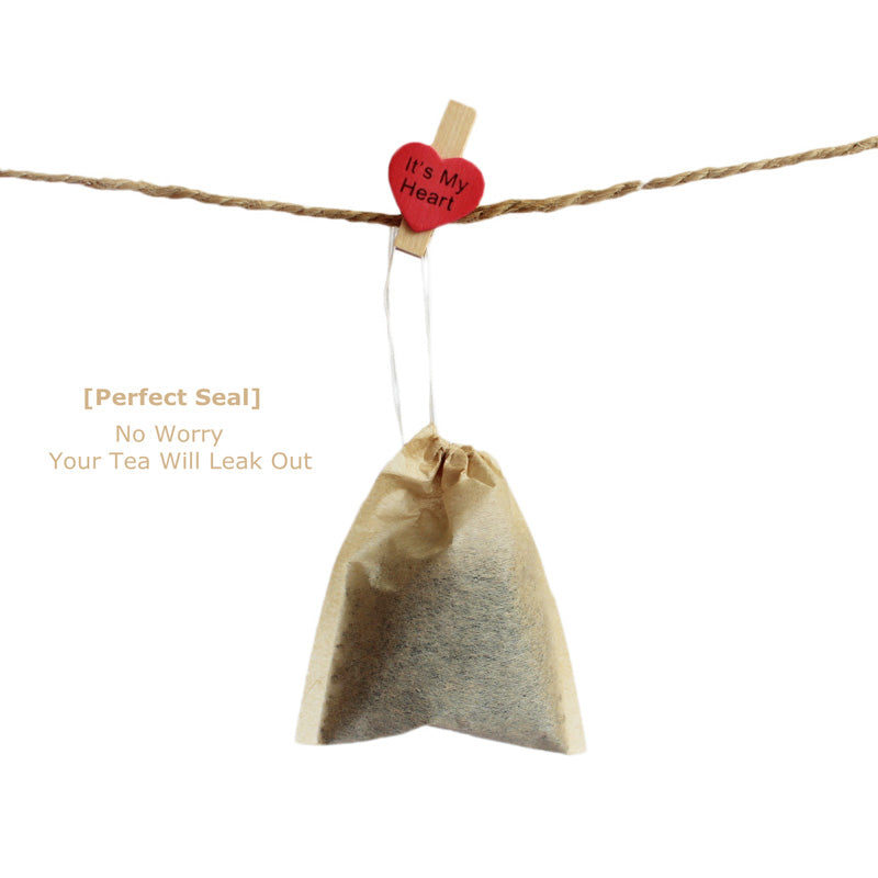 Disposable Tea Filter Bags - Natural Unbleached Paper Infuser