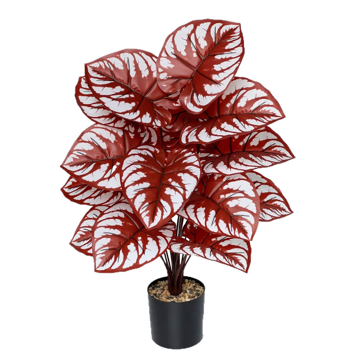 Artificial Violet Plant for Halloween Decor - Fake Flowers, Handmade, 12-24 Heads