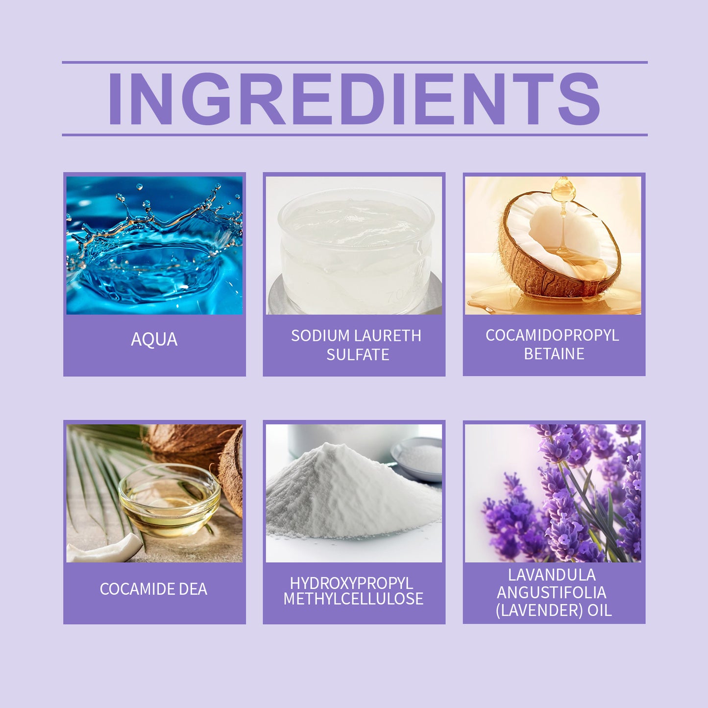 Lavender Moisturizing Body Wash - Gentle Hydrating Shower Gel 100ml