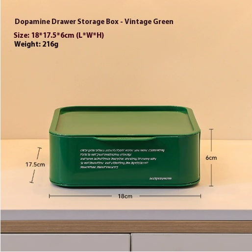 Desktop Drawer Storage Rack for Office & Home Organization - Multi-Layer, 18L Capacity