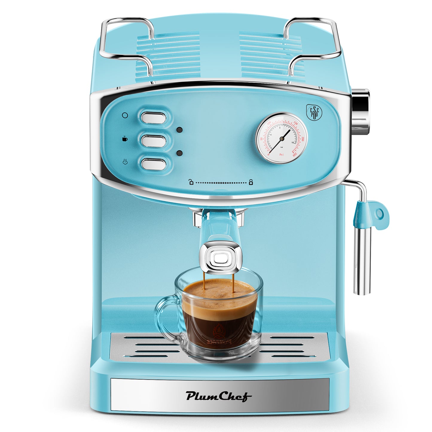 20 Bar Espresso Machine - Professional Compact Maker with Milk Frother