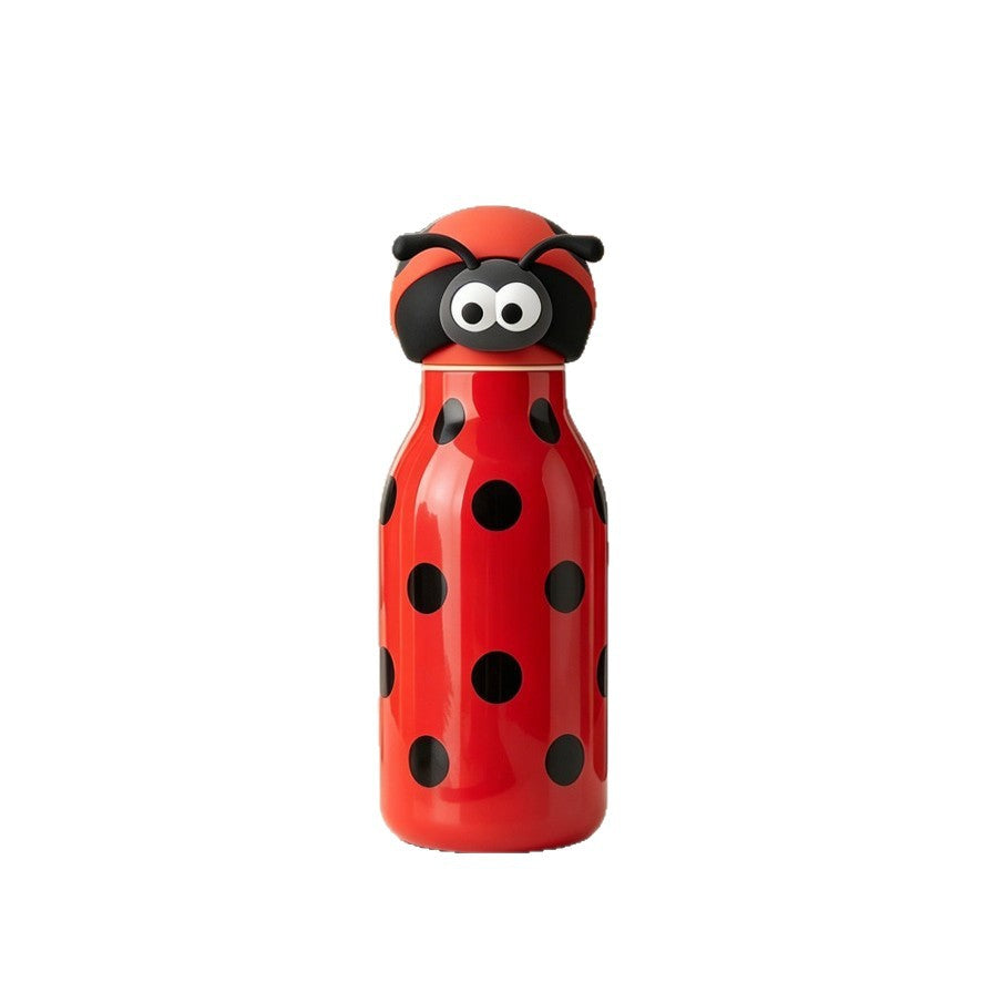 Insulated Kids Water Bottle with Straw - Keeps Drinks Hot or Cold