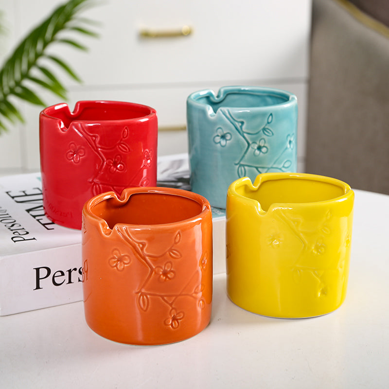 Modern Ceramic Ashtray - Simple Home & Garden Decor