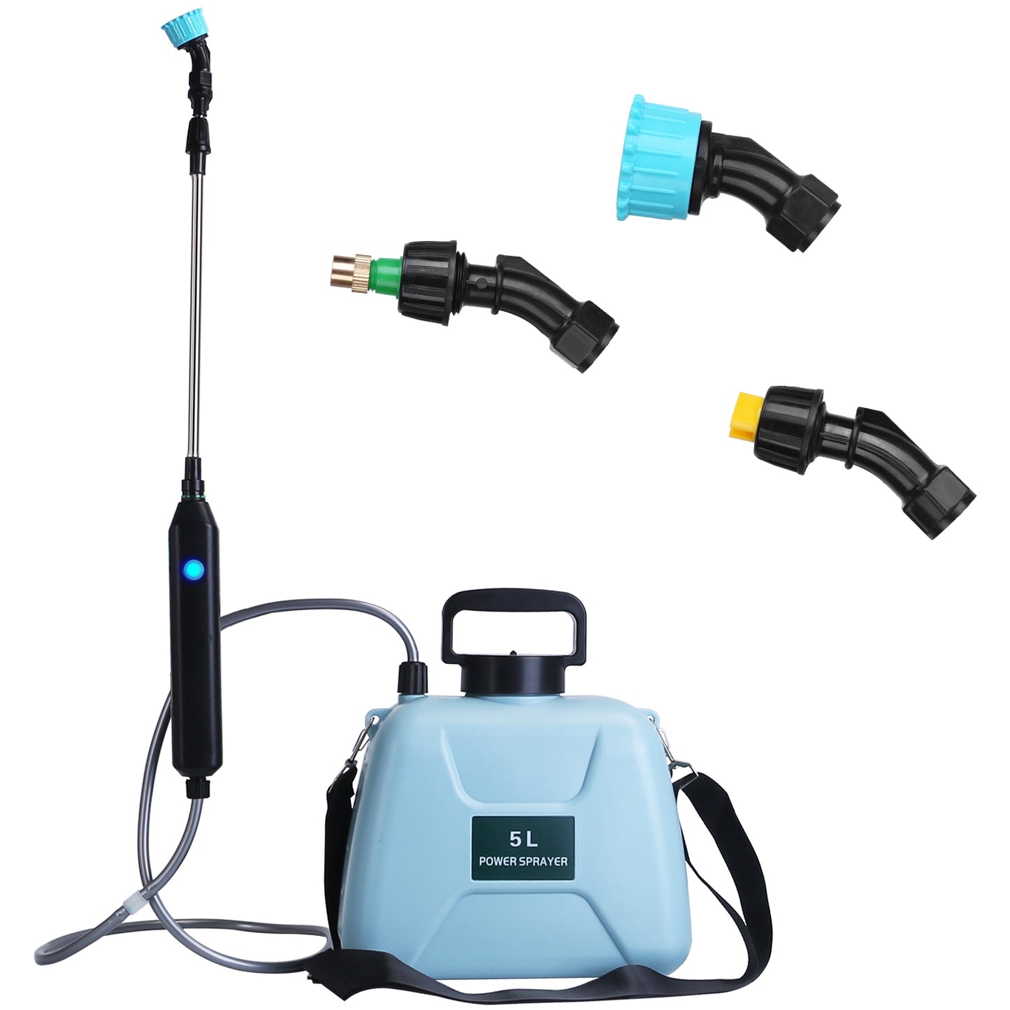 Electric Garden Sprayer 5L Rechargeable Handheld Watering & Disinfection Tool