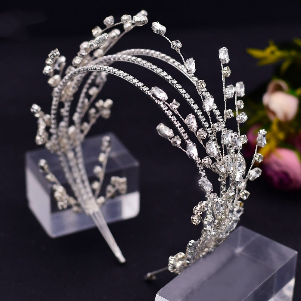 Handmade Rhinestone Wedding Headband