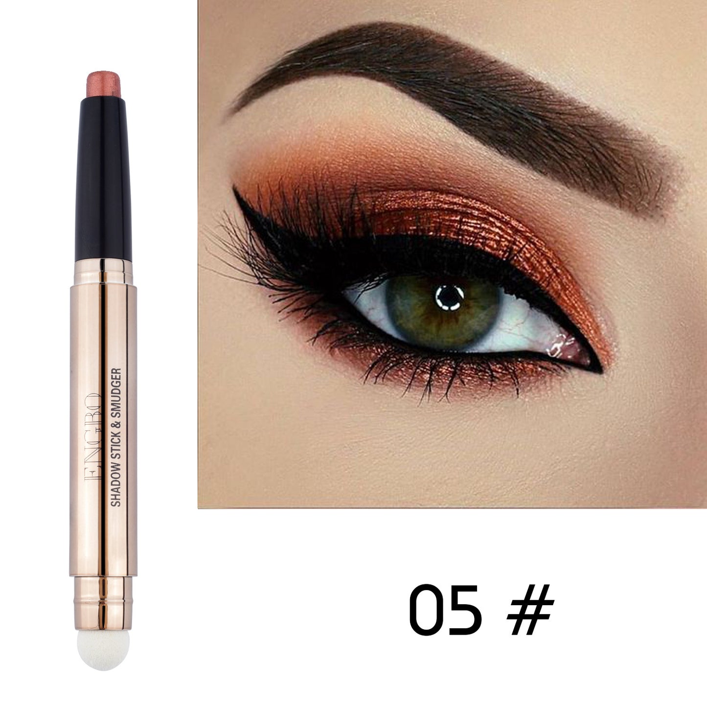 Monochrome Eye Shadow Pen Set - Double Headed Makeup Tool for Eyes