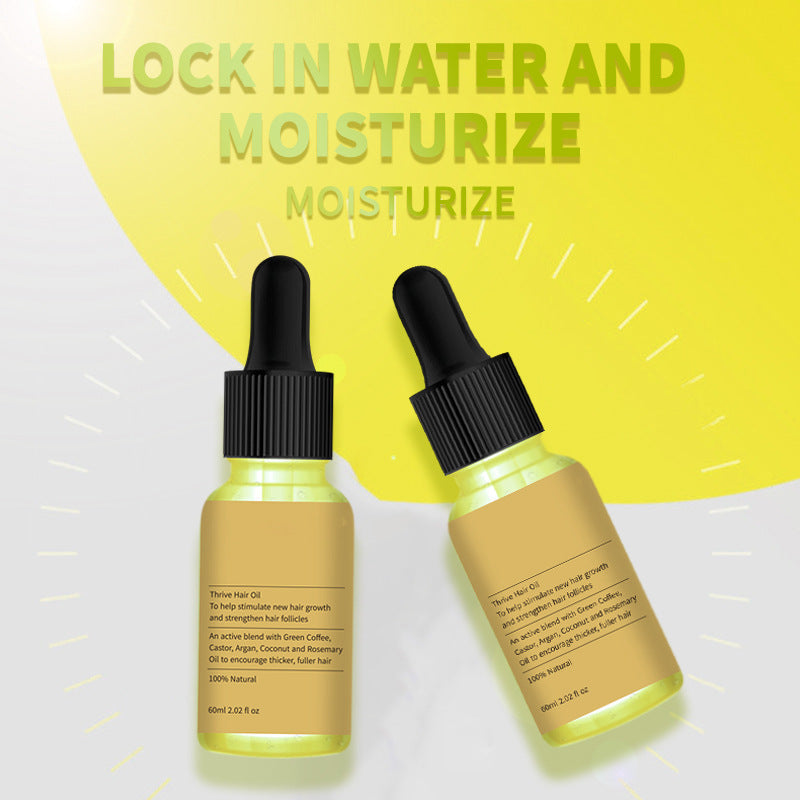 Hair Growth Oil with Castor & Rosemary - 60ml