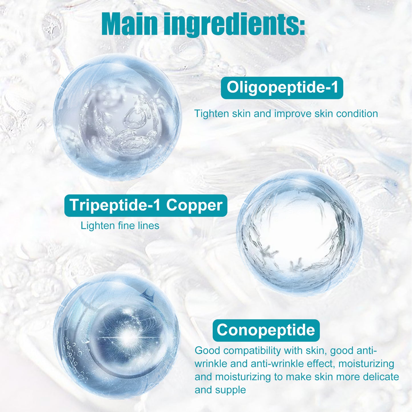 Peptide Anti-Wrinkle Serum - Hydrating Skin Repair for Fine Lines & Firming