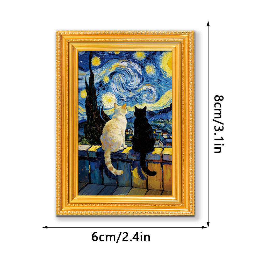 Creative Quirky Oil-Painting Refrigerator Magnets - Fun Kitchen Decor