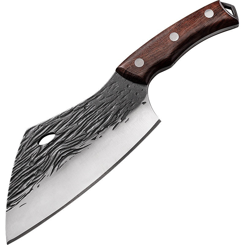 Outdoor Bone Chopping Hook Knife with Sheath - Portable Kitchen Tool