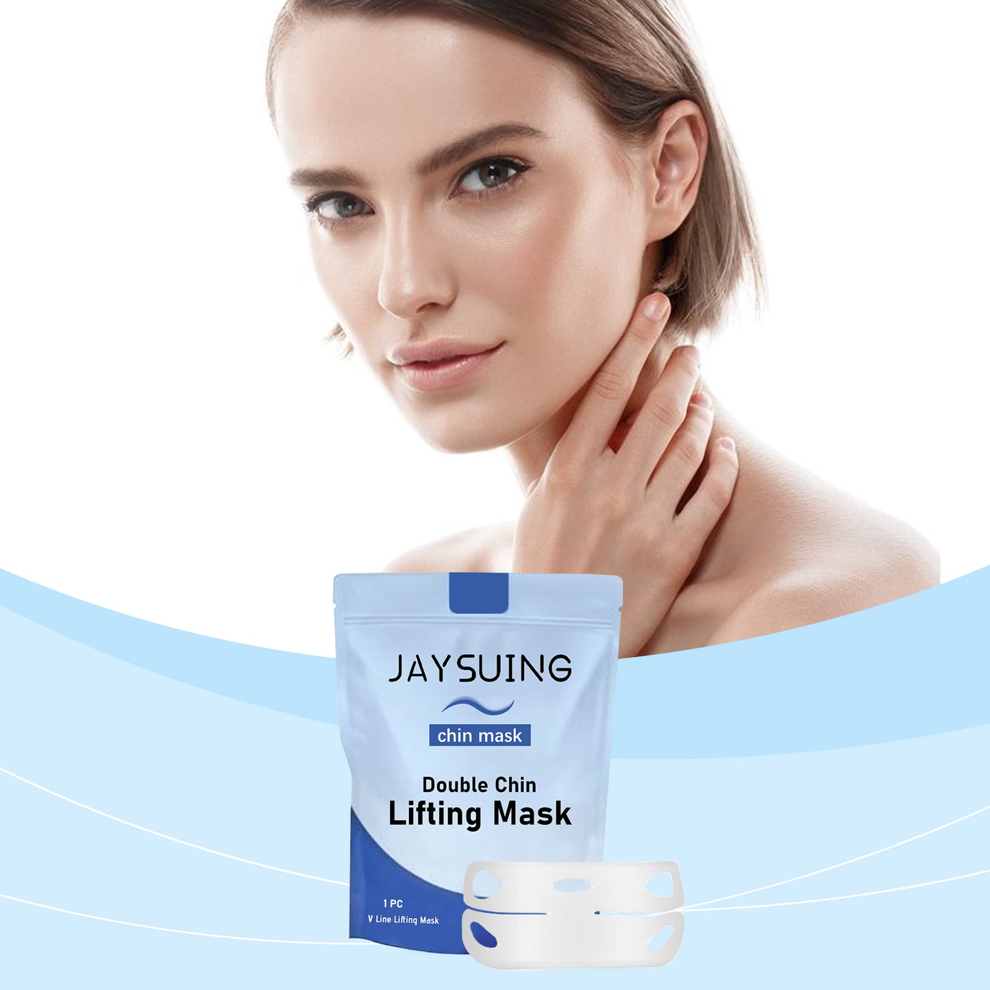 Firming V-Line Chin Mask with Hyaluronic Acid & Collagen - 1 Piece