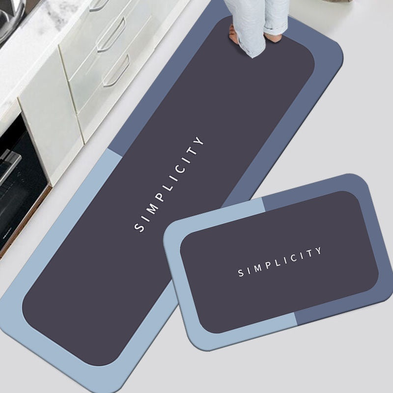 Nordic Style Water-Absorbing Diatom Floor Mat for Kitchen and Home