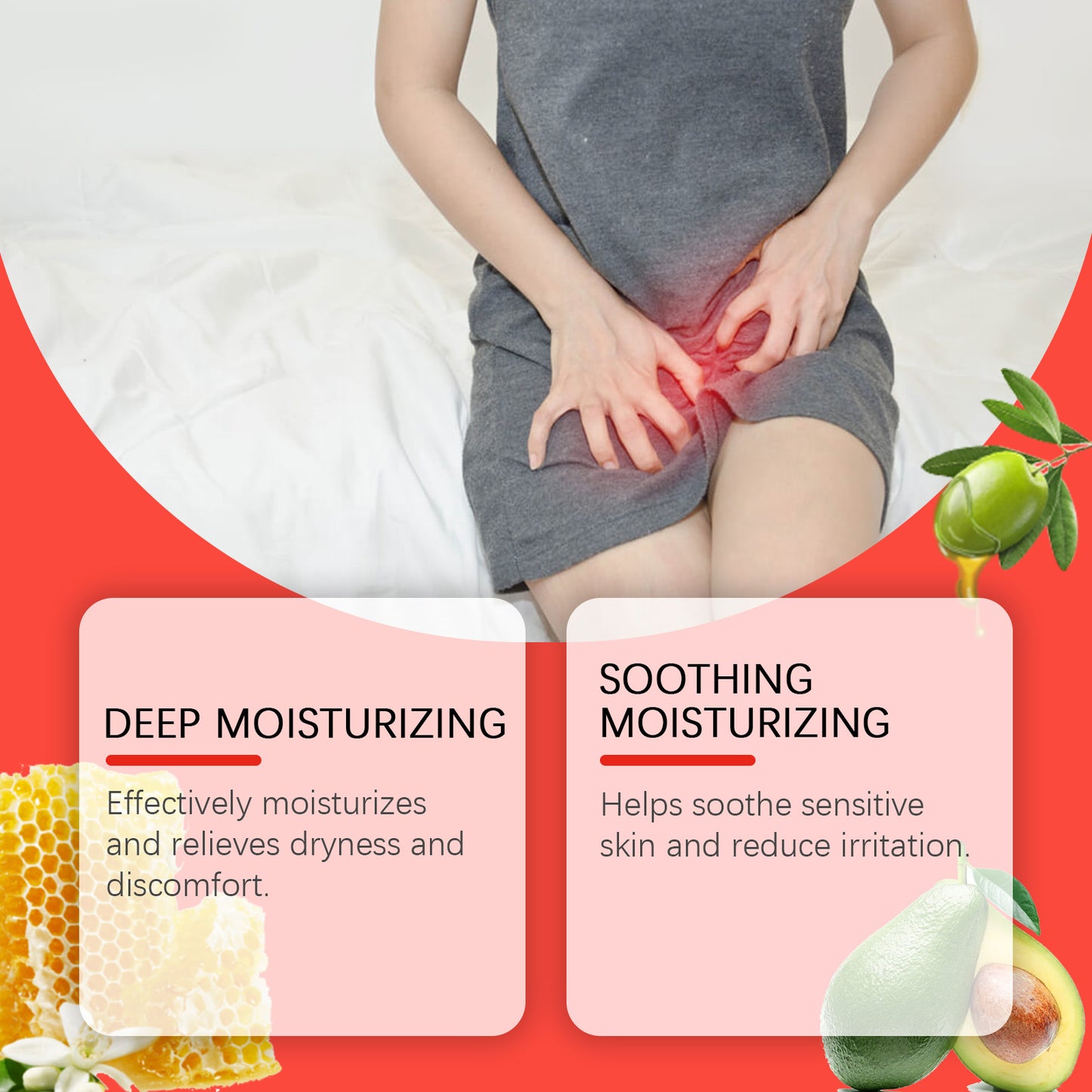 Moisturizing Intimate Care Cream for Sensitive Skin - 30g