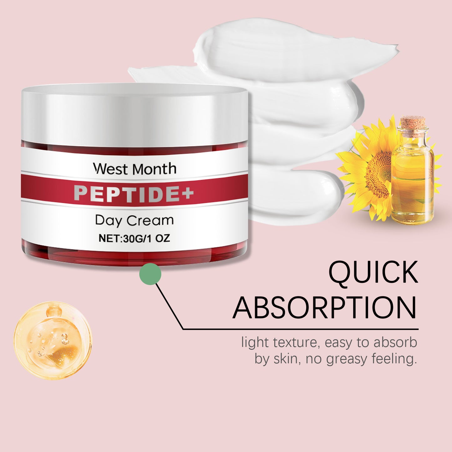 Hydrating Face Cream with Hyaluronic Acid & Vitamin E for Anti-Aging