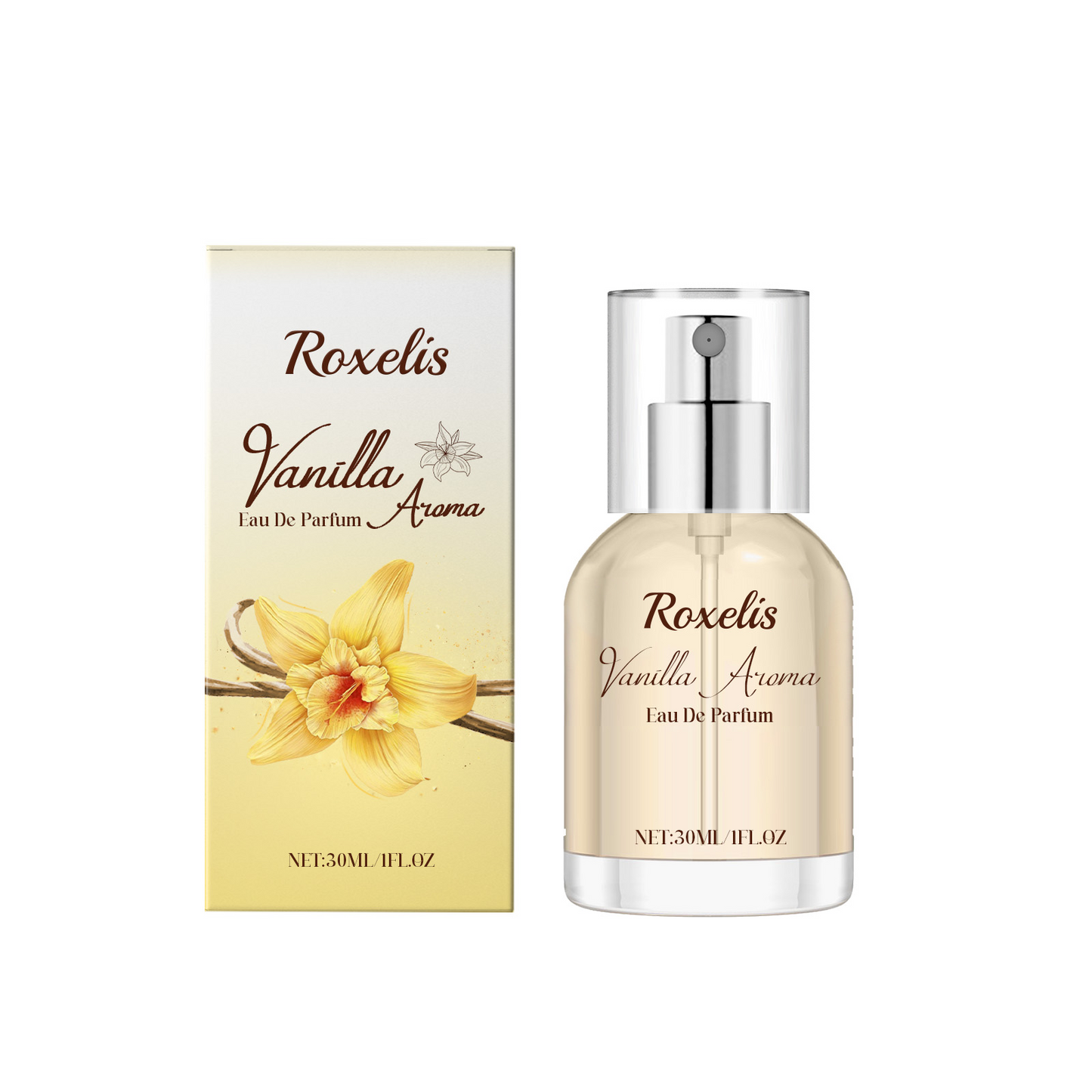 Vanilla Eau De Parfum for Women - Warm Vanilla Caramel & Musk Scent, 30ml