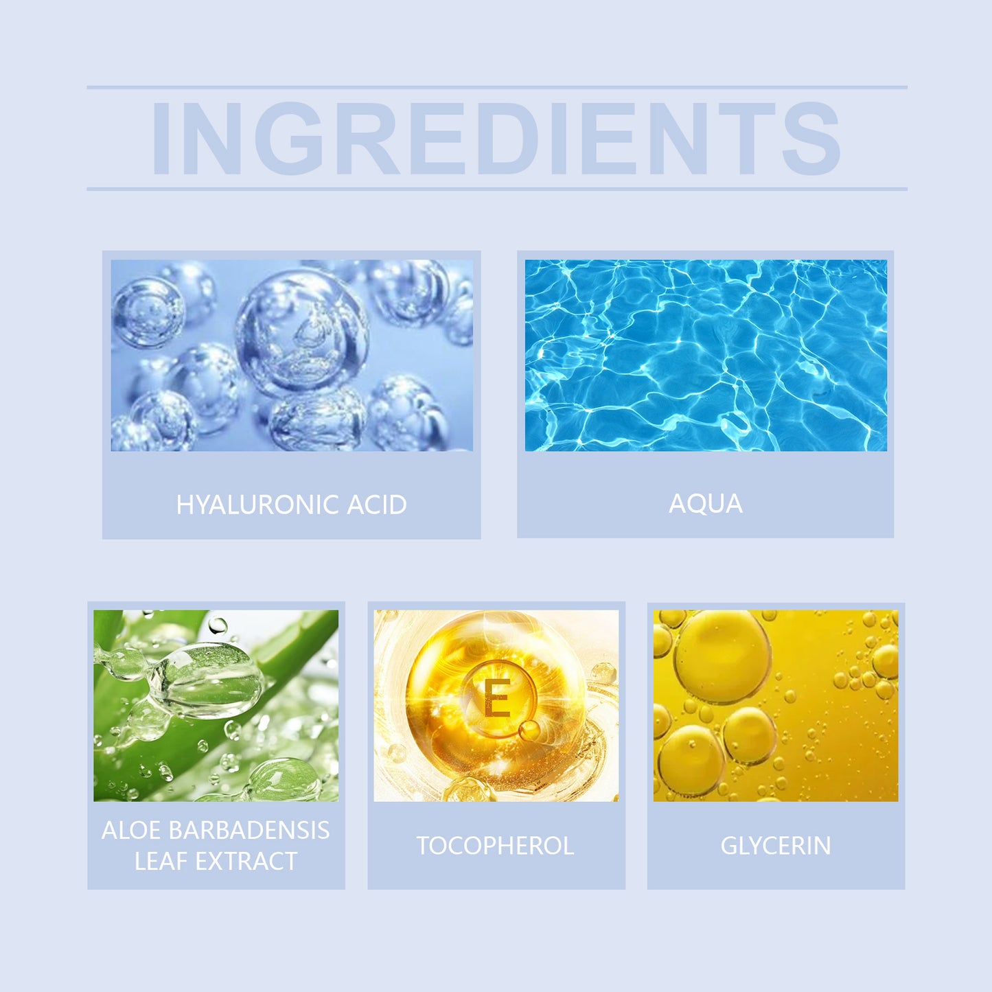 Hyaluronic Acid Hydrating Face Serum - 50ml Moisturizing & Brightening Essence