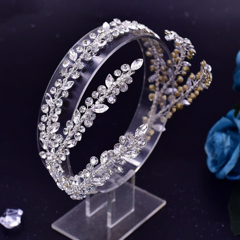 Rhinestone Headband - Handmade Performance Hair Accessory