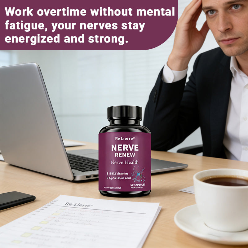 Nerve Health Supplement - 60 Capsules - Herbal Nervous System Support