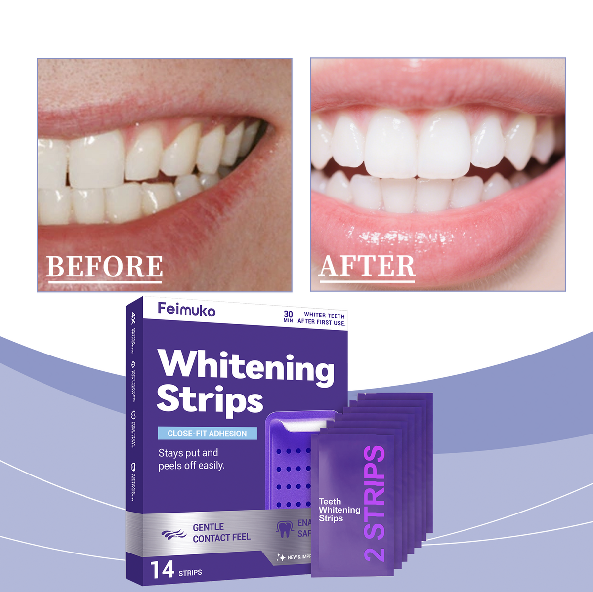 Purple Strips - 7 Pack Dental Care Patches