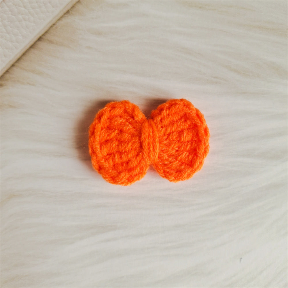 Wool Hair Bow Hairpin Handmade Hair Accessory for Women and Kids