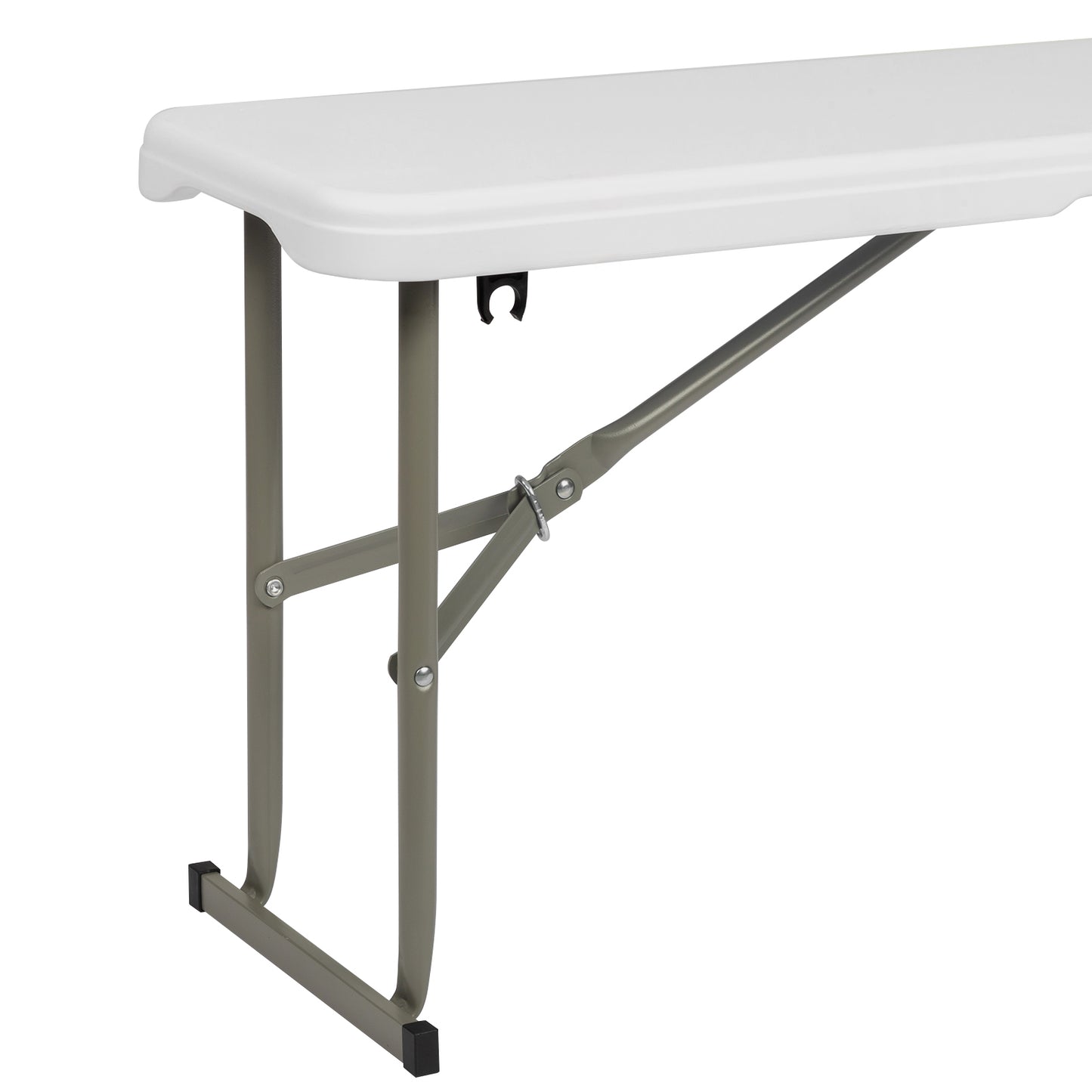 6-Foot Portable Folding Bench - Lightweight, Stain Resistant