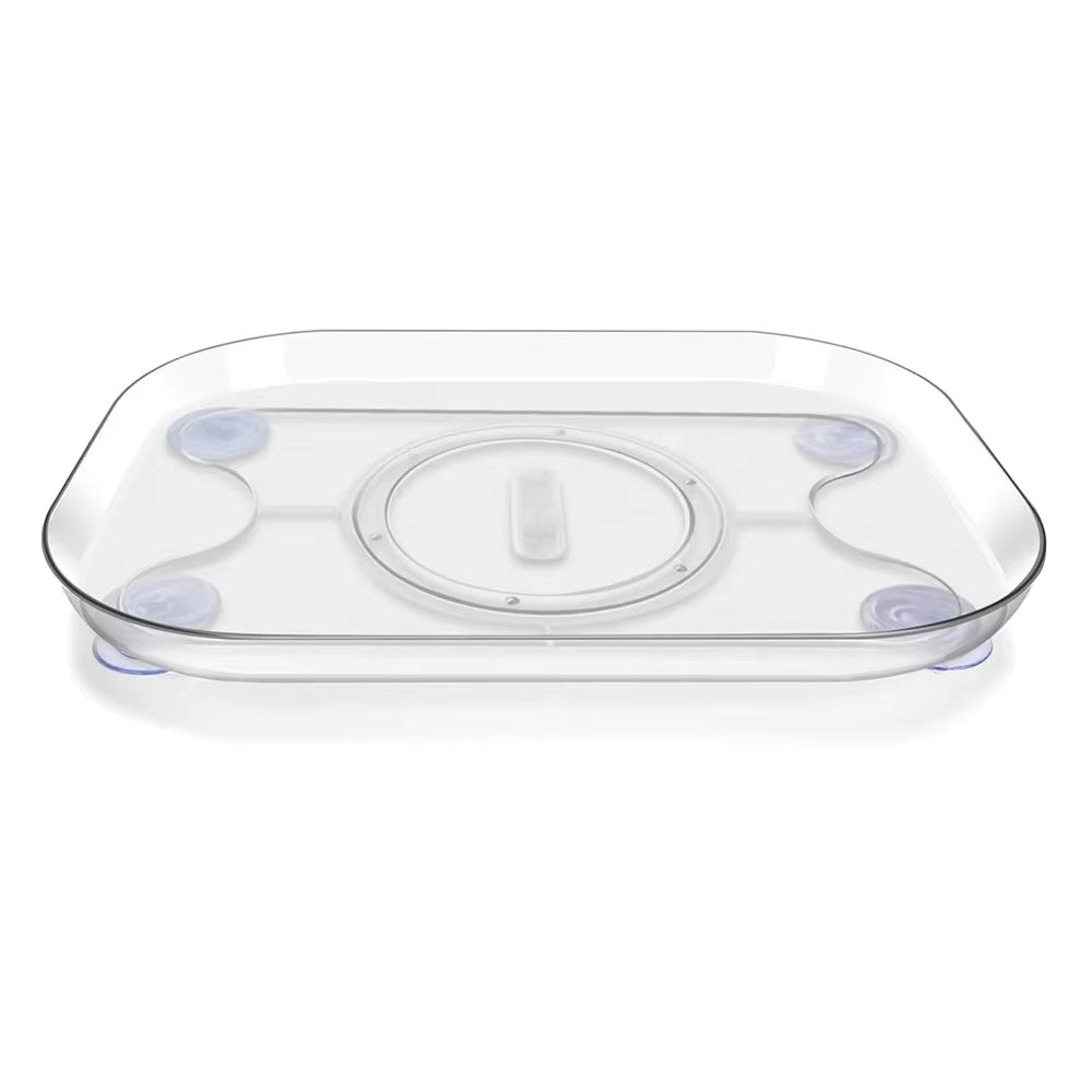 Rectangular Lazy Susan for Refrigerator - 360° Rotating Organizer, Space Saver
