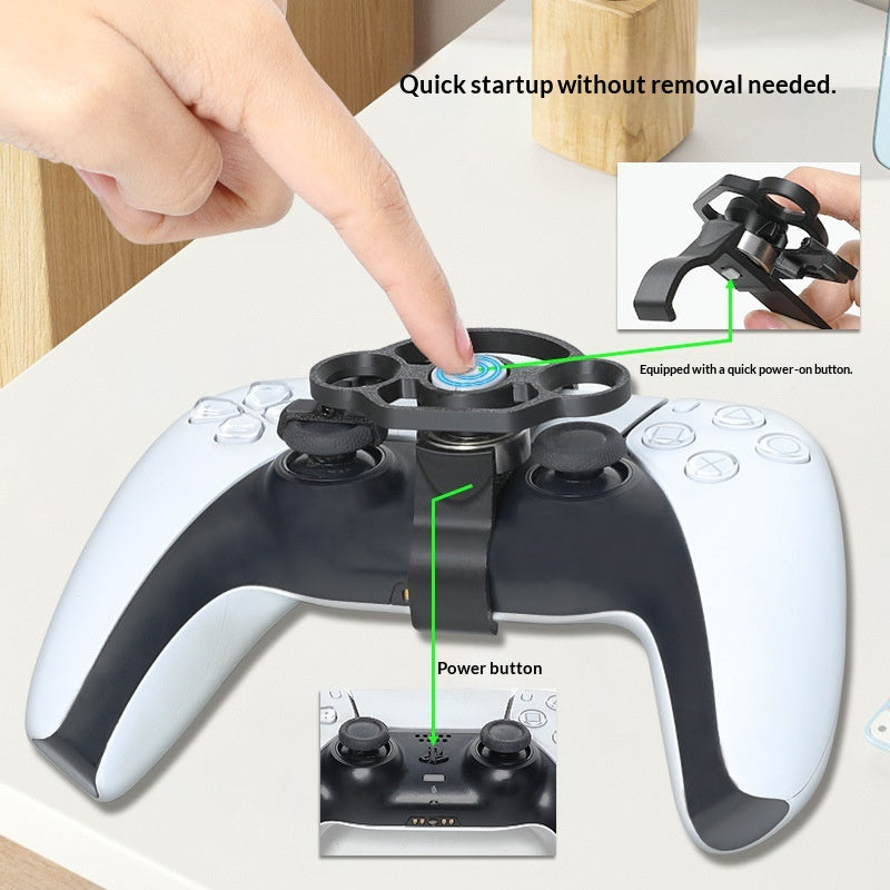 Universal Racing Game Steering Wheel Accessory for PS5 & Xbox Controllers