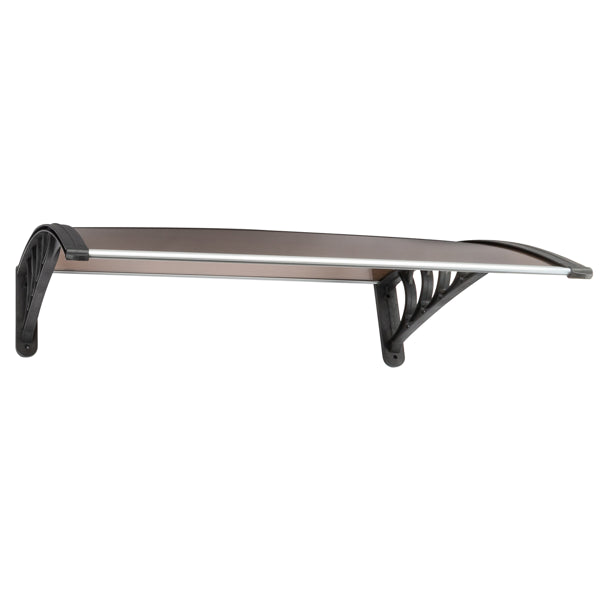 Rain Cover for Doors & Windows - 40x38in Brown with Black Holder